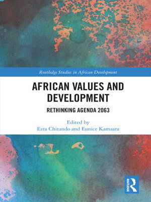 cover image of AAfrican Values and Development